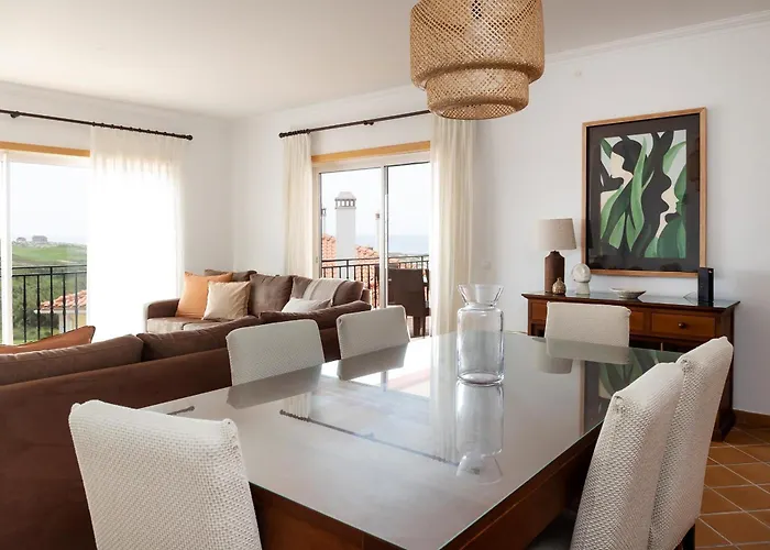 Daire T3 Sea View, Pool, Golf, Praia Del Rey, Obidos *